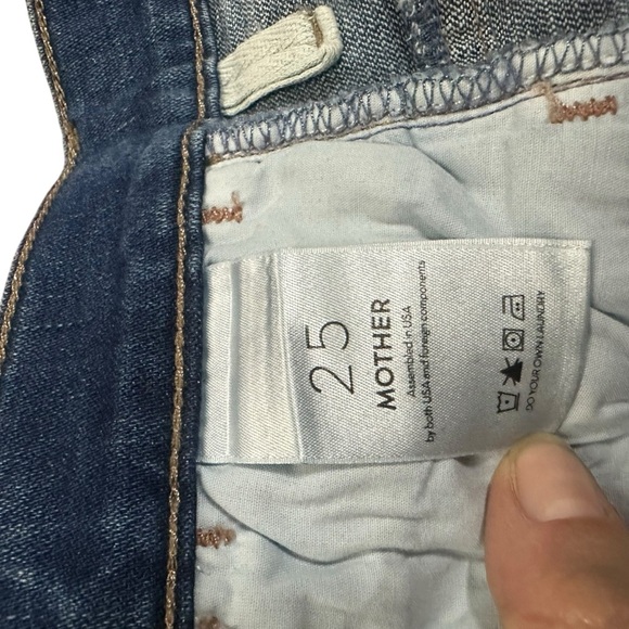 MOTHER The Snap Hustler Ankle Jeans EUC Size 25 - Picture 9 of 12